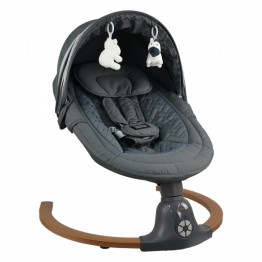 Bebe Stars  Κούνια Ηλεκτρική Fluffy Smoked Grey 257-186
